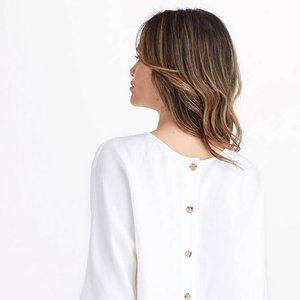 VETTA Convertible Boxy Blouse in M BNWT